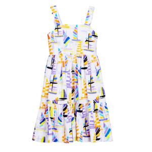 NWT! Tanya Taylor Mini Gia Sailboat Dress - Size Medium (8-9 Years)
